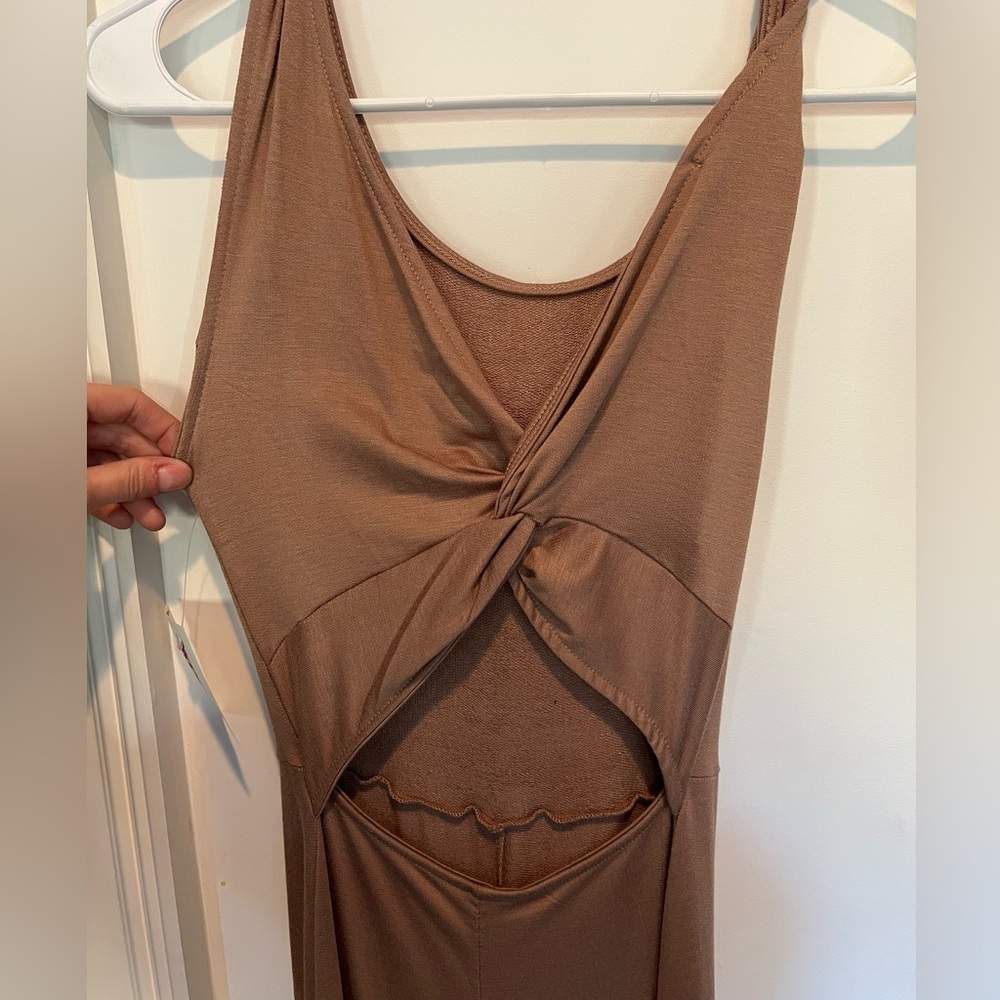 Brown jumpsuit